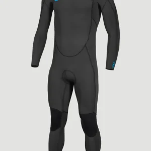 Ninja 4/3mm Chest Zip Full Wetsuit | A05 BLK/BLK/BLK