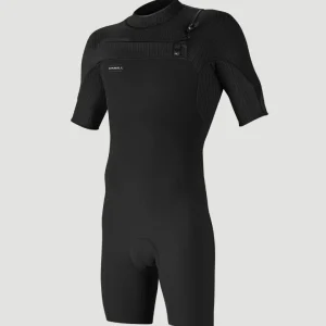 Hyperfreak 2mm Chest Zip Shortsleeve Spring Wetsuit | BLACK/BLACK