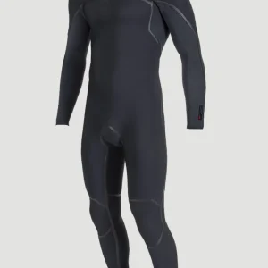 Hyperfreak Fire 3/2mm Chest Zip Full Wetsuit | BLACK/BLACK