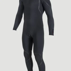 Hyperfreak Fire 3/2mm Back Zip Full Wetsuit | BLACK/BLACK