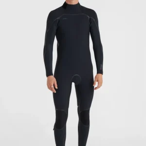 Hyperfreak Fire 4/3mm Back Zip Full Wetsuit | BLACK/BLACK
