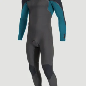 Hyperfreak Fire 4/3mm Chest Zip Full Wetsuit | MIDNIGHT OIL/BLACK/TIDE POOL