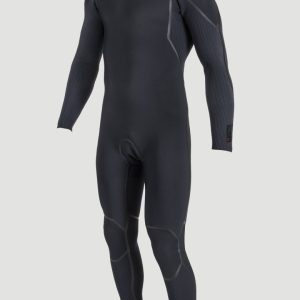 Hyperfreak Fire 5/4mm Back Zip Full Wetsuit | BLACK/BLACK
