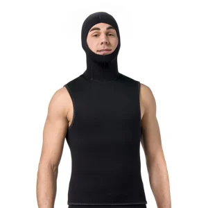 Veste à cagoule en néoprène 3 mm super extensible pour homme