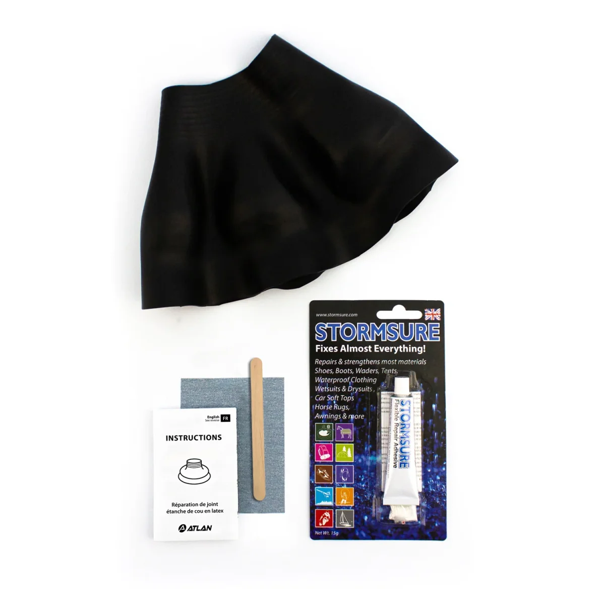 Ensemble de réparation de joint de cou en latex – Image 2