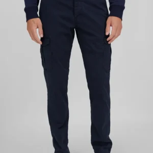 Tapered Cargo Pants | Ink Blue -A
