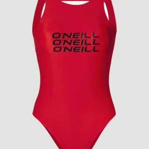 N08200_13018_PACK_1_214bcbad-230e-48c7-8f7c-0b41eb2ac1c8.jpgv1641899353 Maillot De Bain Logo High Neck | Red Coat