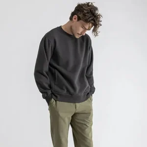 Sweat Rhythm Classic Fleece Crew Black