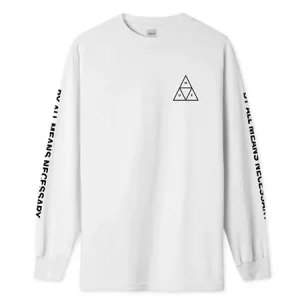 Tee Shirt Manche Longue HUF Essential White