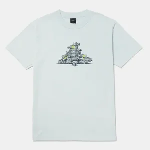 Tee Shirt Manche Courte HUF Junkyard Bleu