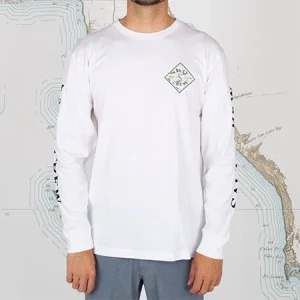 Tee Shirt Salty Crew Tippet Tides Blanc Premium