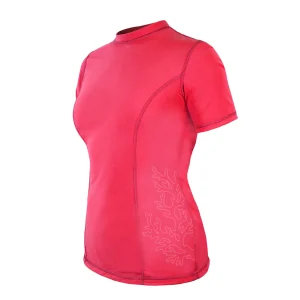 Chandail dermoprotecteur (rashguard) court pour femme