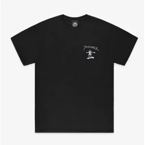 Tee Shirt Trasher Mini Logo Noir